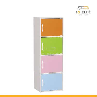 Jo ELLE - Kenny 4 Doors Storage Cabinet [Free Shipping to West Malaysia]
