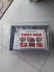 Bếp nướng than Bếp nướng BBQ ngoài trời tặng kèm vĩ nướng - Vĩ nướng chống gỉ giá tốt