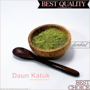 Daun Katuk Bubuk 1 Kg - 1000 Gram - Mani Cai - Daun Katu Cekur - Sauropus androgynus Powder