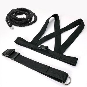1set Resistance Training Belt Double Running Assist Speed Practice Resistance Belt