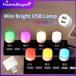 mini usb led light bulb night lights with usb port for room Portable suitable for Mobile Computer Car Charging USB Small Book Lamps LED Eye Protection Reading Light