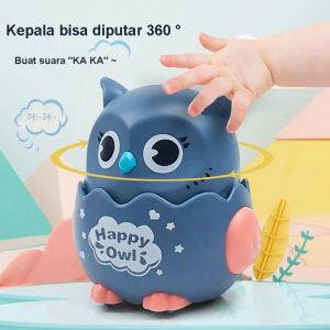 Mainan Anak Burung Hantu Happy Owl Bisa Jalan Saat Ditekan Tanpa Baterai - Edukasi & Lucu