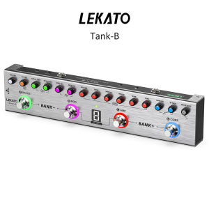 LEKATO Tank-B Bass Guitar Effects Pedal with 36 Presets Editable 4 Modules Amp 8 IR Cab Slots Bass Effects Pedal