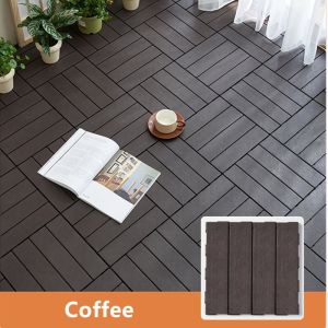 [SG Stock]PVC Plastic Flooring For Balconies Courtyards And Terraces Interlocking Outdoor Flooring