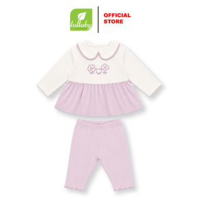 LULLABY - NH782C - Bộ BG dài tay cổ lá sen