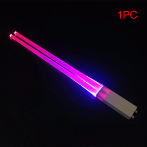 Christmas gift 【AYLMER】 1 PCS LED Lightsaber Luminous Chopsticks Detachable Washable Reusable Free Tableware For Kitchen Dinner