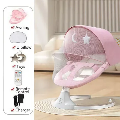 Electric Baby bouncer 3 Gear Timer Multifunctional Soothing Chair Auto swing Newborn Baby Cradle