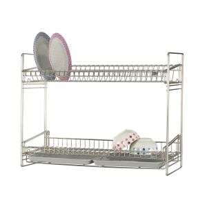 Song Cho 18.8 Stainless Steel 2-Tier Dish Rack Table-Top (15331A1BS KD02MT)