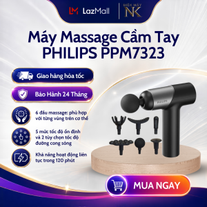 Máy massage cầm tay Philips PPM7323 | 6 đầu chuyên dụng - Bảo hành chính hãng 24 tháng