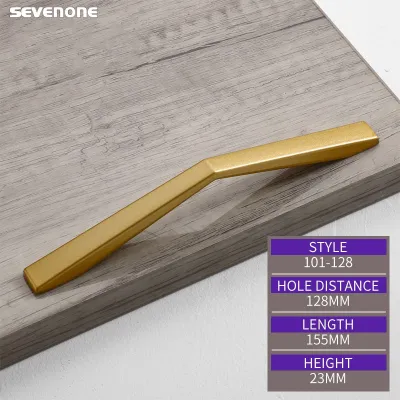 Furniture Handles Cabinet Knobs Gold Wardrobe Dresser Drawer Handle Kitchen Cupboard Pulls