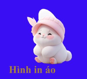 Hình ủi ép nhiệt-hình in áo Thỏ Con 3D in áo Trẻ em-ủi trực lên vảiáo bằng bàn ủibàn làhình in thiết kế rất đẹp-Gía khuyến mãi-OCEANCOLOR.CLO-LUCK