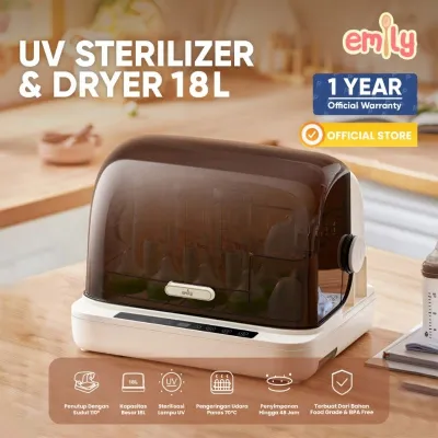 StnurStore STERILIZER BOTOL BAYI EMILY UV & DRYER 6L/18L - TECHNOLOGY TERBARU - BEST SELLER IBU-IBU - READY COD!