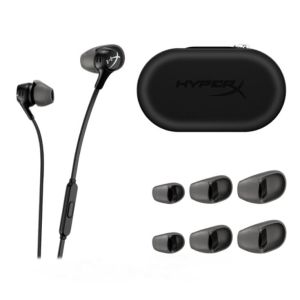 HyperX Cloud Earbuds II หูฟังเกมมิ่งแบบ Earbuds Jack 3.5mm ไดรเวอร์ขนาด 14 มม. พร้อมไมโครโฟนในตัว