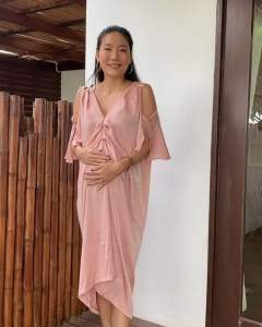 Mamari.th / รุ่น Madame dress ชุดคลุมท้อง ให้นม 2 in 1