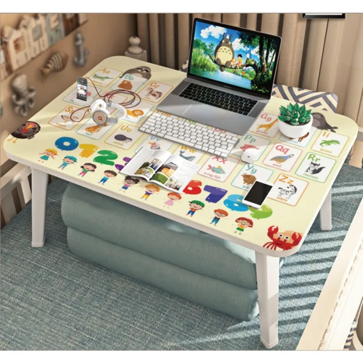 เซ็ทโต๊ะและเก้าอี้เด็ก Easy House- โต๊ะพับญี่ปุ่น รุ่น KIDDY ขนาด  40×60×28 ซม. สีเหลือง