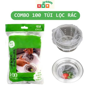 [Combo 100] Túi Lọc Rác Bồn Rửa Chén Giúp Vệ Sinh Sạch Sẽ Bồn Rửa Chống Tắc Nghẽn Đường Ống Tiện Lợi