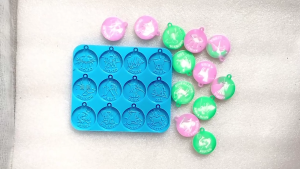 Round Twelve Constellations Earring Mold Casting Mold Silicone Keychain Mold Pendant Craft Supplies for Women