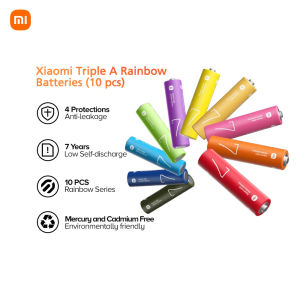 Xiaomi Triple A Rainbow Batteries (10 pcs)