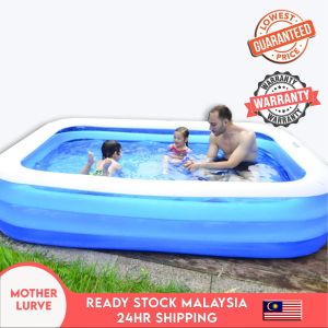 2 Rings Inflatable Swimming Pool Kids Kolam Mandi Besar Murah Big Size Kolam Renang Kolam Mandi Budak