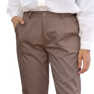 Celana Panjang Baggy Pants Wanita Bahan American Drill Tebal Premium Basic Formal Kerja Kantoran