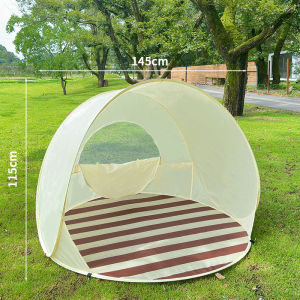 Beach Sunshade Tent Beach Tent Convenient Travel Khemah Pelindung Matahari Lightweight And Foldable