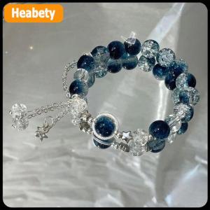 【2-3 days delivery】 Exquisite Star Pendant Tassels Bracelet Trend Sweet Crystal Beaded Bracelet For Women Girls Fashion Light Luxury Jewelry Gifts