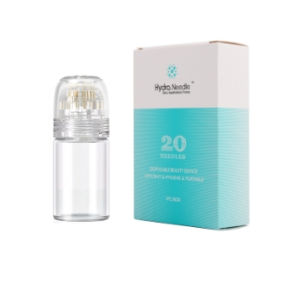 Hydra Needle 20 Golden Titanium Needle All In One Serum Auto Microneedle Derma Stamp Skin Care Tool