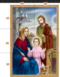 Tranh gạch men 3d ốp tường thiên chúa giáo - CNV42