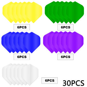 30PCS Dart Flights Feather Leaves Dart Pin Tail Accessories Standard Shape