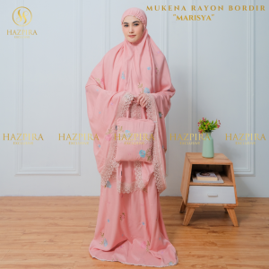 HAZPIRA - Mukena Dewasa Katun Rayon Bordir Marisya Jumbo