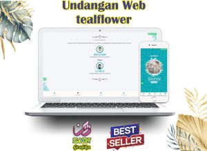 undangan website undangan online undangan digital tema tealflower
