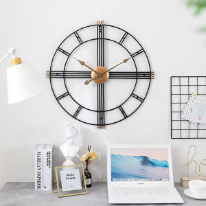 Minimalist Nordic Series Clock Iron Art Hot Sale Morden Home Living Room Clocks Simple and Fashion Retro Creative Vintage Wall Clock Decorations
