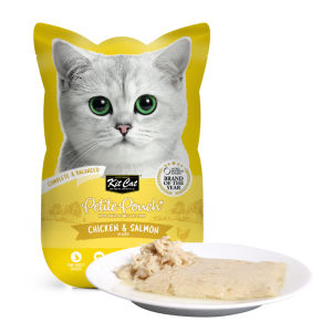 Kit Cat Petite Pouch Wet Food 70g Grain Free Complete Balanced Nutrition Formula Vitamins Minerals