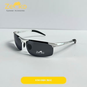Kính mát nam nữ Zecko SGP39 tròng kính phân cực chống tia UV chống chói chống trầy tia UV