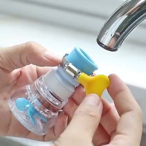 360 Degree Rotatable Kitchen Filter Spray Head Tap Durable Faucet Filter Nozzle Flexible Faucet Tap Extender 水龙头旋转沥水器