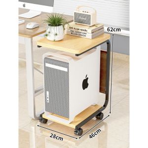 Pc Stand Computer Host Bracket Pc Stand Computer Host Shelf Portable Computer Host Bracket Office Home Printer Wheeled Chassis Storage Bracket Pc Stand Computer Host Shelf