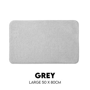 [SG STOCK] Microfiber Memory Foam Thick Floor Mat Anti Slip Water Absorbent Rug For Stylish Bathroom Kitchen Doormat