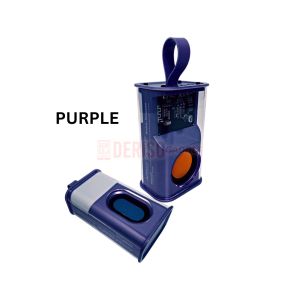 DERISO Bluetooth Speaker A36 Transparent Mech Audio TWS Two-Machine interconnection Rhythm Breathing Light 360° Stereo Surround
