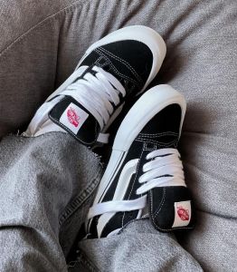 Sepatu Gemuk Vans Knu Sepatu Sekolah Unisek Cewek Cowok/ Pria Wanita