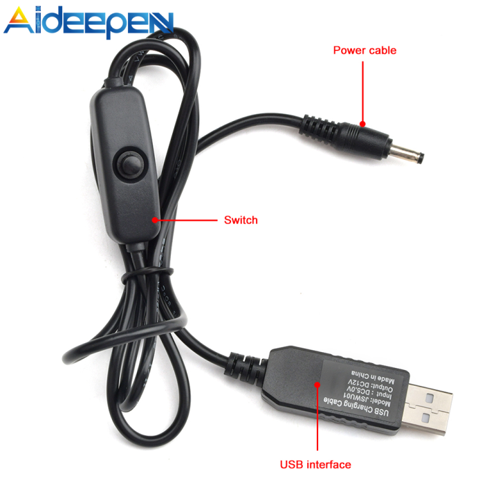 Aideepen Cáp Chuyển Đổi USB 5V Sang 12V Cáp Kết Nối Bộ Định Tuyến Kết ...