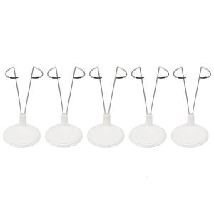 5Pieces Doll Stand Adjustable Action Figure Holder for 6 to 8 Inch Cotton Dolls Display Exhibition Organizing Accessory