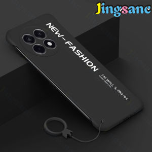 Jingsanc For OnePlus 13R/OnePlus Ace 5/OnePlus Ace 5 Pro Phone Case Luxury Ultra-Thin Hard PC Frosted Borderless Cover Shockproof Camera Protective Casing A6-1