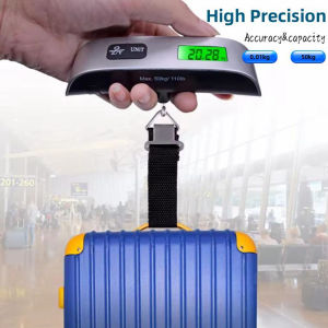 50kg Digital Luggage Scale Portable Electronic Scale Weight Balance suitcase Travel Hanging Steelyard Hook scale