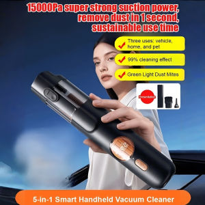 5-in-1 Smart Handheld Vacuum Cleaner High Pressure Turbine Fan Motor Wireless High Suction Power Low Noise/Car Appliances Cleaning Tools/五合一智能手持吸尘器