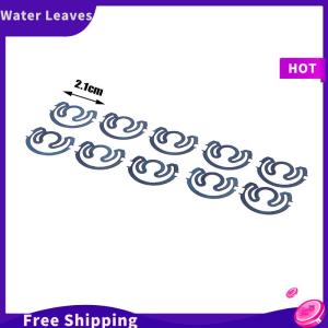 Water Leaves 10pcs Bobbin Case Spring Sheet Industrial Sewing Machines 2.1cm 2.6cm