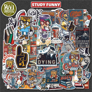 Sticker Đồ Dùng Học Tập chống nước dán laptop điện thoại đàn guitar mũ bảo hiểm. SV175