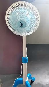 SYCAT Stand Fan Shakeable head Strong Wind Floor Fan 5 Blade Stand Fan Cooling Electric Fan