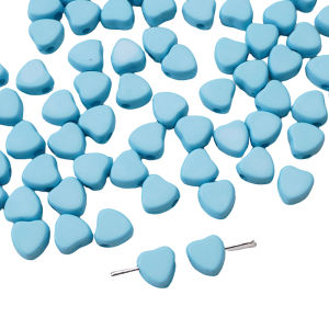 50Pcs 7mm Fashion Acrylic Solid Color Heart Beads for Bracelet Necklace Earring DIY Jewelry Craft Making Accessories Loose Beads