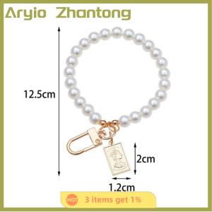 Aryio Vintage Korean Fashion Keychain Women Girl Metal Chain Key Ring
