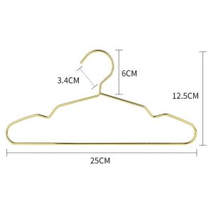 Hanger Gantungan Baju Hewan Warna Emas Aesthetic | Pet Clothes Hanger - Gantungan Baju Anjing / Kucing - Gantungan Baju Anabul